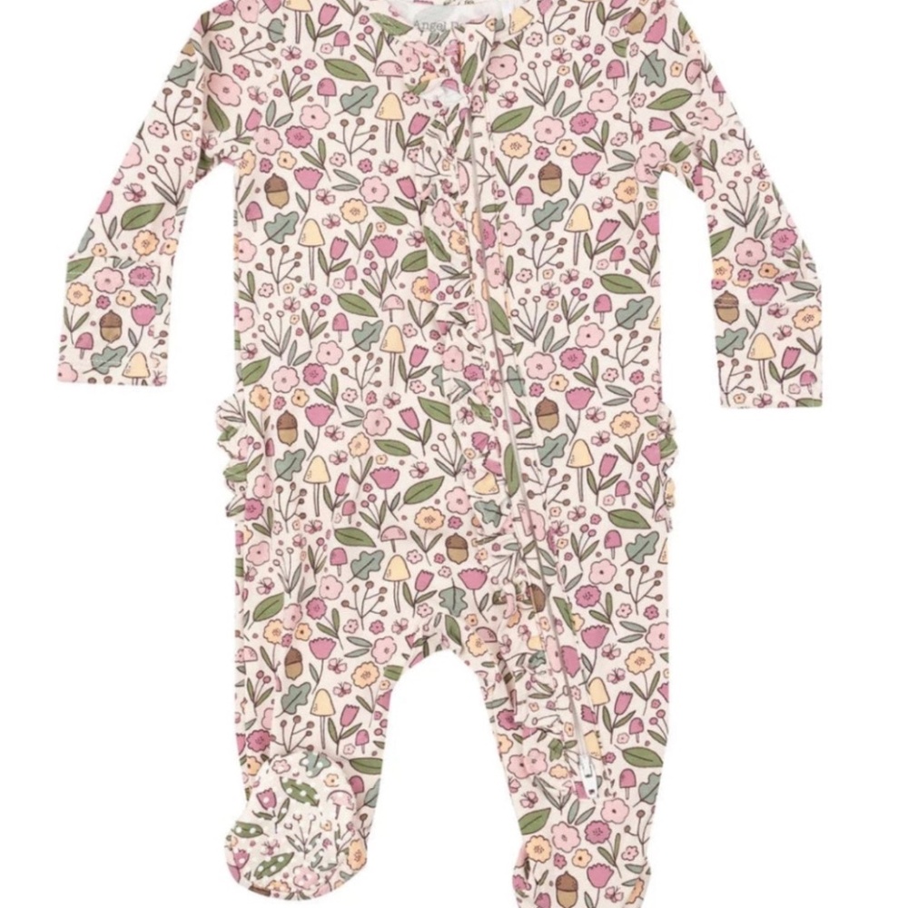 Angel Dear Two-way Zipper Footie 6-9m